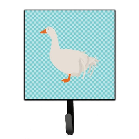 Carolines Treasures Sebastopol Goose Blue Check Leash or Key Holder BB8076SH4